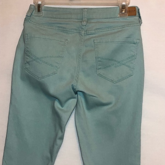 Aeropostale high waisted ankle jegging mint green size 2 regular - Picture 5 of 10
